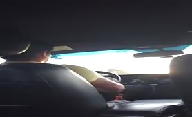 Uber Driver touched my huge fat cock to pay for the trip
