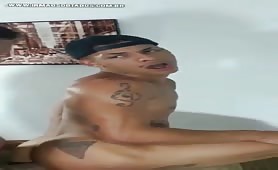 Hot tattooed latin daddy fucking a delicious young ass